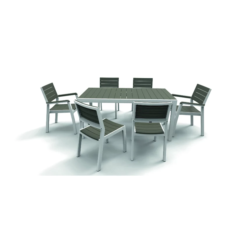 Keter Harmony tuintafel wit/lichtgrijs 29201231