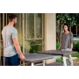 KETER Harmony uitschuifbare tuintafel wit/beige