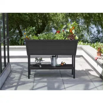 KETER Alfresco verhoogde bloembak 110L grijs