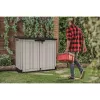 KETER TUIN- EN BALKONBOX MIDI GRIJS-ZWART 132x71,5x113,5cm