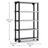 KETER 5-laags stelling Fused 122,1x45,7x197,2cm zwart