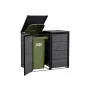 KETER afvalcontainer 2x240L opbergcontainer Hide Away grijs