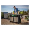 KETER grilltafel Deco Unity XL 207L essenhoutoptiek