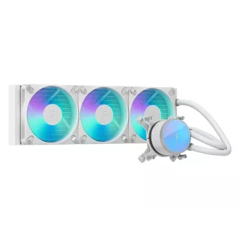 Fractal Design Radius 360 RGB AIO vloeistof-CPU-koeler, 360 mm, wit