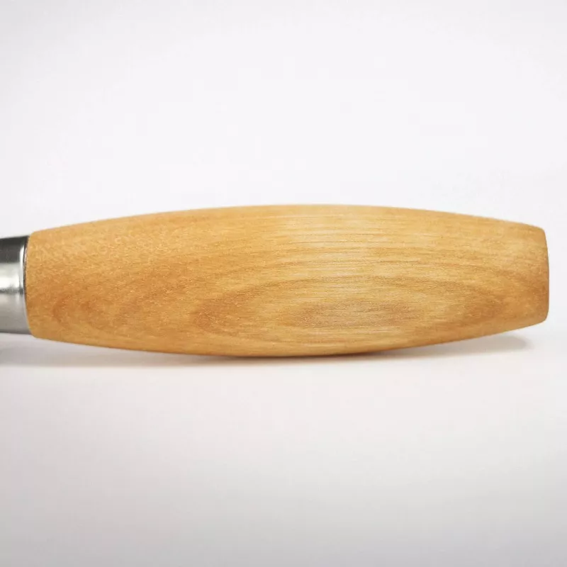 Morakniv hakenmes snijmes 13385 roestvrij staal geolied berkenhout rechtshandig