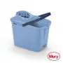 MERY emmer 14L met pers blauw