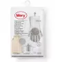 MERY siliconen schoonmaakhandschoenen 2 stuks 34,5x15,5x2,6cm lichtgrijs