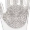 MERY siliconen schoonmaakhandschoenen 2 stuks 34,5x15,5x2,6cm lichtgrijs