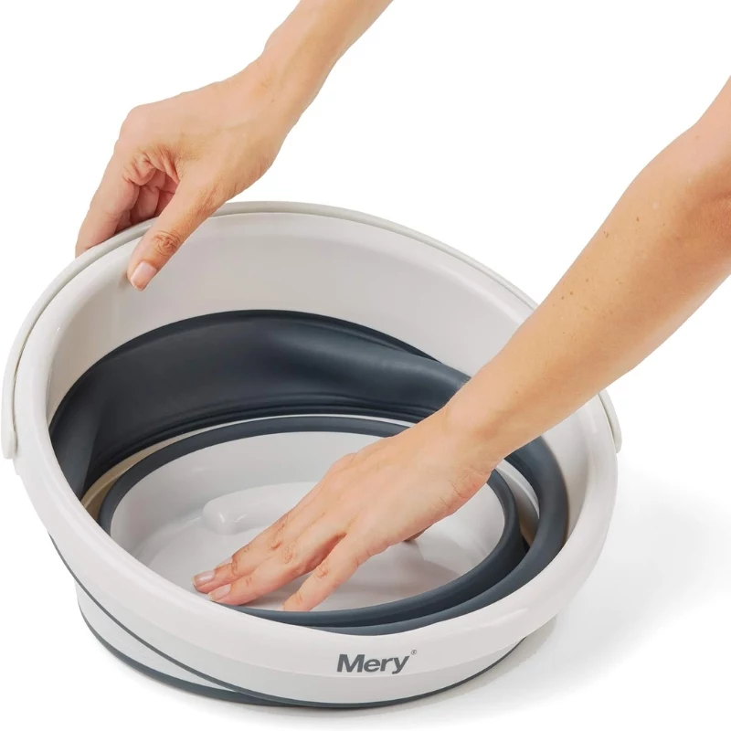 MERY opvouwbare emmer met handgreep 12L