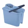 MERY rechthoekige emmer 12L met drukknop blauw