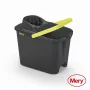 MERY emmer 14L met drukknop grijs