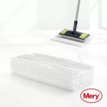 MERY stofvangdoekjes microvezel 20 stuks voor vloerveger Dust Mop 29,5x21,5cm