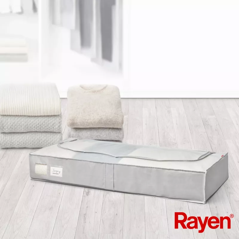 RAYEN Premium kledingbox grijs 103x16x45cm