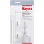RAYEN deurhaak om op te hangen / 2 haken / wit