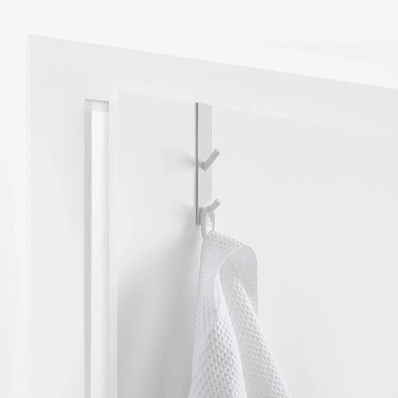 RAYEN deurhaak om op te hangen / 2 haken / wit