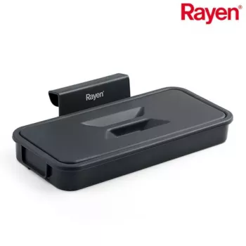 RAYEN afvalzakhouder voor kastdeur 24,5 x 13,5 x 5,5 cm