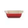 LE CREUSET rechthoekige ovenschaal Heritage steengoed 19x14cm / 1,1L rood