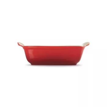 LE CREUSET rechthoekige ovenschaal Heritage steengoed 19x14cm / 1,1L rood