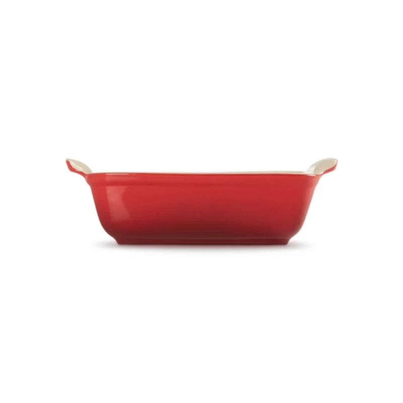 LE CREUSET rechthoekige ovenschaal Heritage steengoed 19x14cm / 1,1L rood