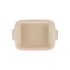 LE CREUSET rechthoekige ovenschaal Heritage steengoed 19x14cm / 1,1L rood