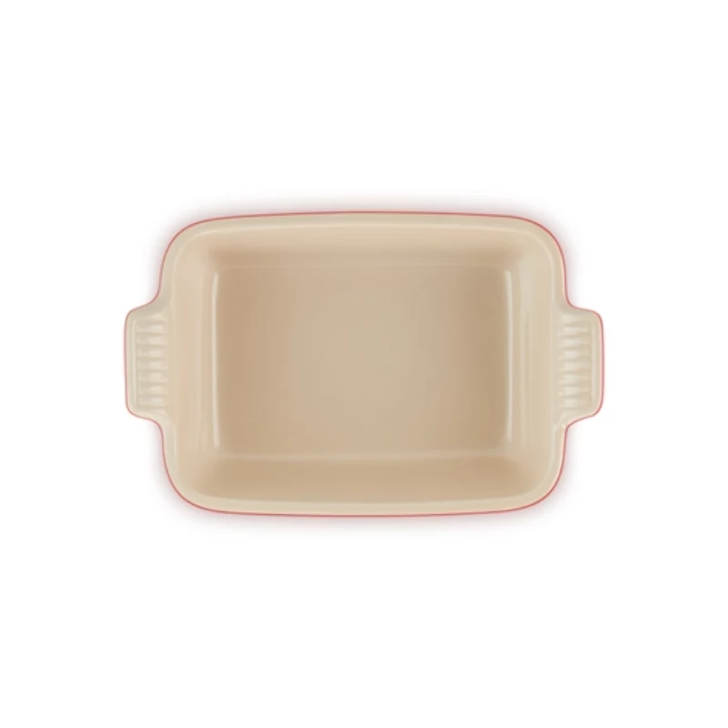 LE CREUSET rechthoekige ovenschaal Heritage steengoed 19x14cm / 1,1L rood