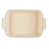 Le Creuset rechthoekige Heritage steengoed 26x19cm / 2,4L zwart