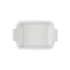 Le Creuset rechthoekige Heritage steengoed ovenschaal 19x14cm / 1,1L wit