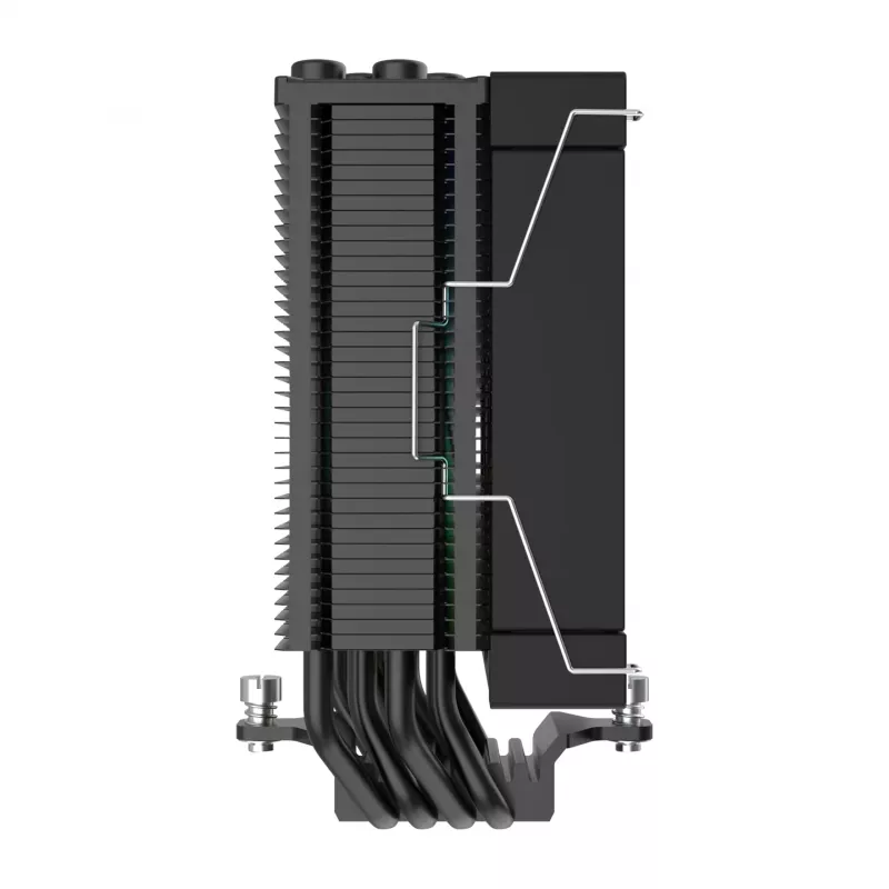 Rampage RM-C180 FROSTY ARGB 120mm cpu-luchtkoeler, 180W TDP, zwart