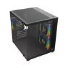 Rampage LUMID pc-behuizing M-ATX 3x ventilator ARGB zwart