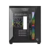 Rampage LUMID pc-behuizing M-ATX 3x ventilator ARGB zwart