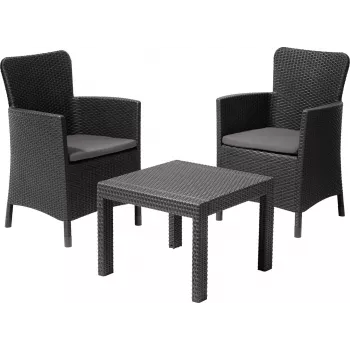 KETER tuinmeubelset Salvador balkonset grijs