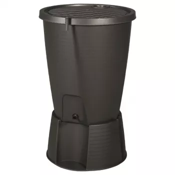 KETER Indigo regenton + sokkel 200L grijs