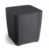 KETER tuintafel/opbergbox Luzon Flat Wicker, grijs