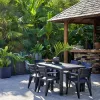 KETER tuintafel Julie Double Table (2 configuraties) grijs