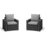 KETER tuinstoelen 2 stuks California grijs