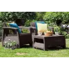 KETER tuinmeubelset Corfu Weekend bruin