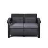 KETER tuinbank dubbele Corfu Love Seat grijs