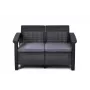 KETER tuinbank dubbele Corfu Love Seat grijs