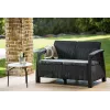 KETER tuinbank dubbele Corfu Love Seat grijs