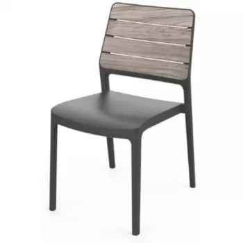 KETER tuinstoel Deco Porto essenhoutkleur/grijs
