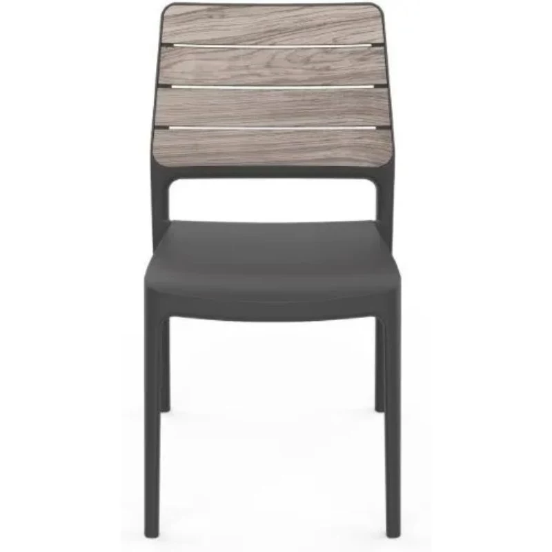 KETER tuinstoel Deco Porto essenhoutkleur/grijs