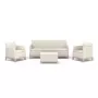 KETER tuinmeubelset Scandi Forma 3-zits set kiezelgrijs/lichtbeige