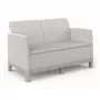 KETER tuinbank tweezits Scandi Form 2-zits bank kiezelgrijs/lichtbeige