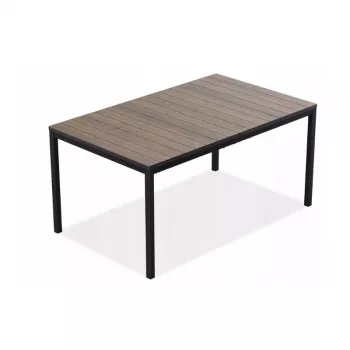 KETER tuintafel Deco Porto Nova 160 walnoot/zwart