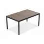 KETER tuintafel Deco Porto Nova 160 walnoot/zwart