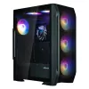 Zalman N7 PLUS V2 ATX midi-tower pc-behuizing, 7 x 120mm ARGB-ventilatoren, gehard glas, zwart