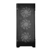 Zalman N7 PLUS V2 ATX midi-tower pc-behuizing, 7 x 120mm ARGB-ventilatoren, gehard glas, zwart