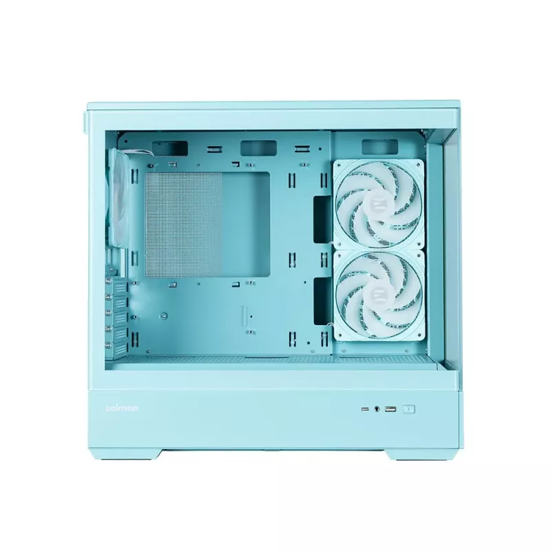 Zalman P30 V2, mATX mini-tower pc-behuizing, 3 x 120mm ARGB-ventilatoren, mint