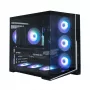Zalman D40, ATX mid tower pc-behuizing, 7 x 120mm ARGB-ventilatoren, zwart