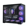 Zalman D40, ATX mid tower pc-behuizing, 7 x 120mm ARGB-ventilatoren, zwart